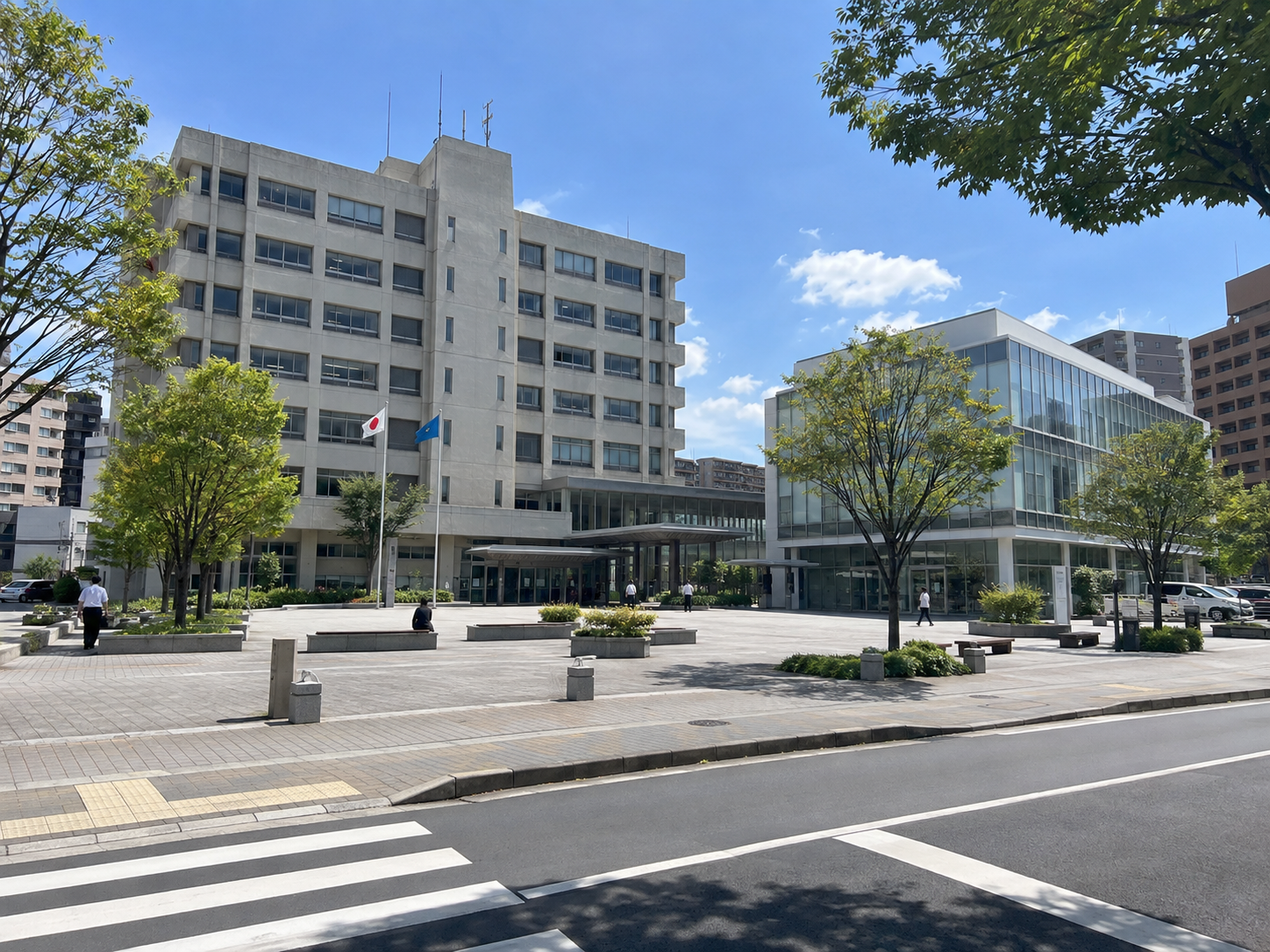 川瀬市役所の外観